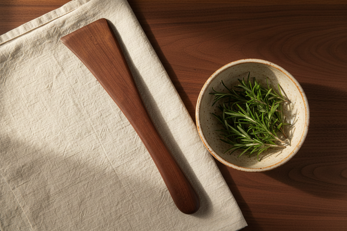 Walnut Left Spatula - Flat lay v2
