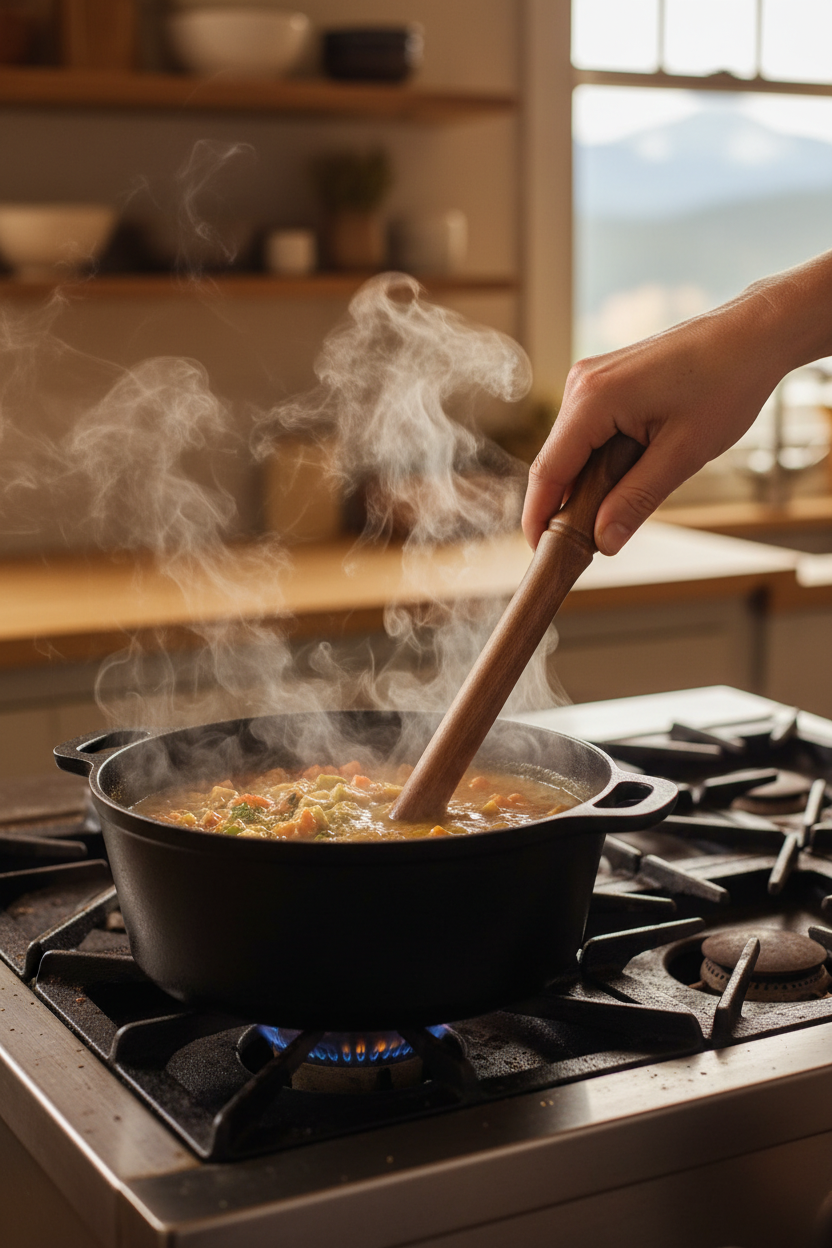 Walnut Spurtle — Stirring Pot