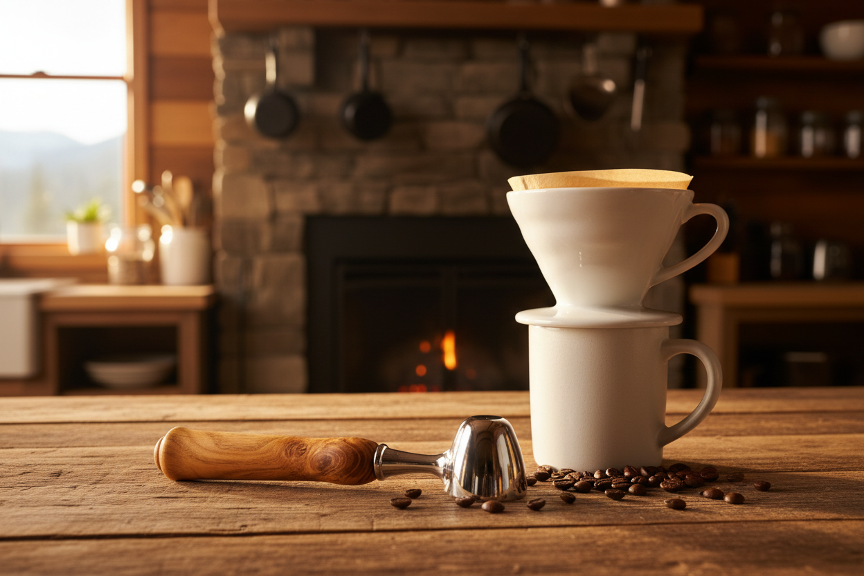 Pour-over lifestyle scene