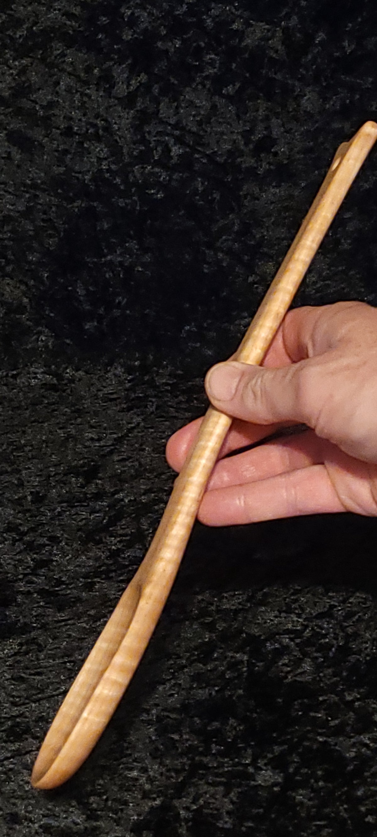 Curly Maple Wood Spoon