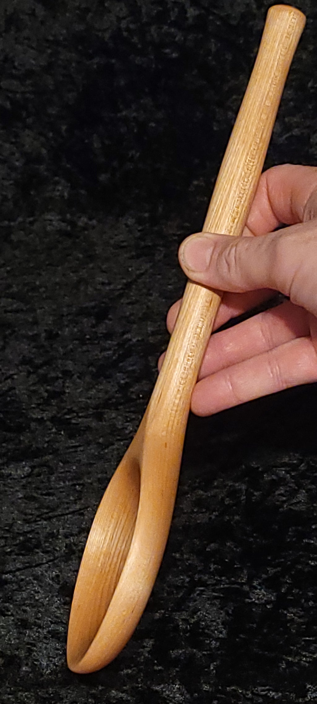 Hand-Carved Maple Wood Spoon