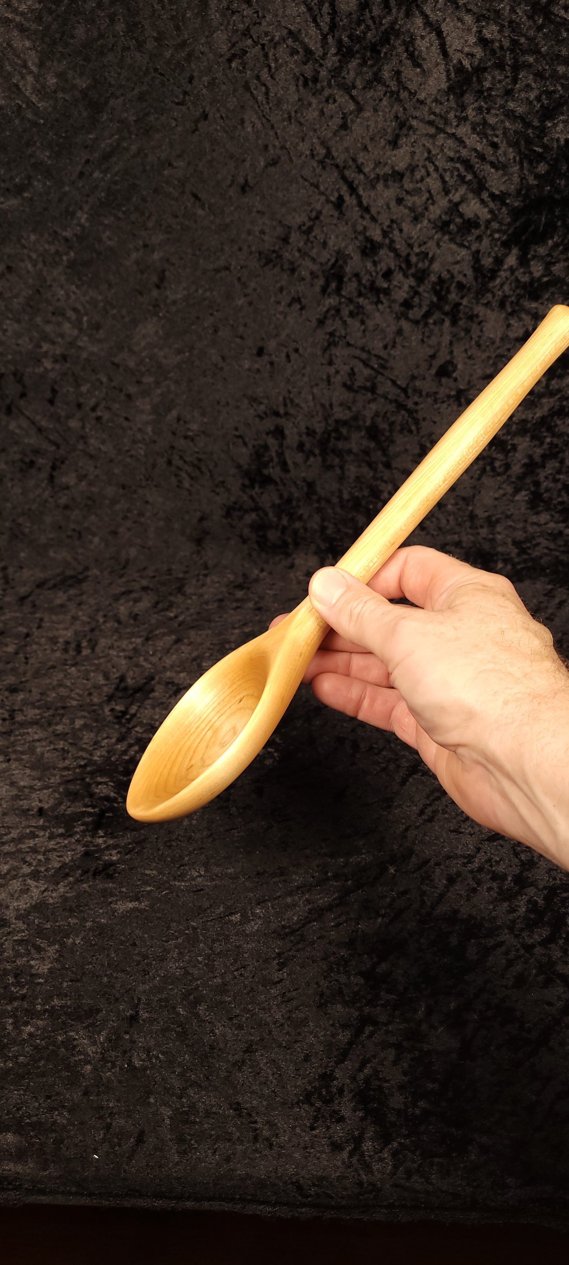 Hand-Carved Maple Wood Spoon
