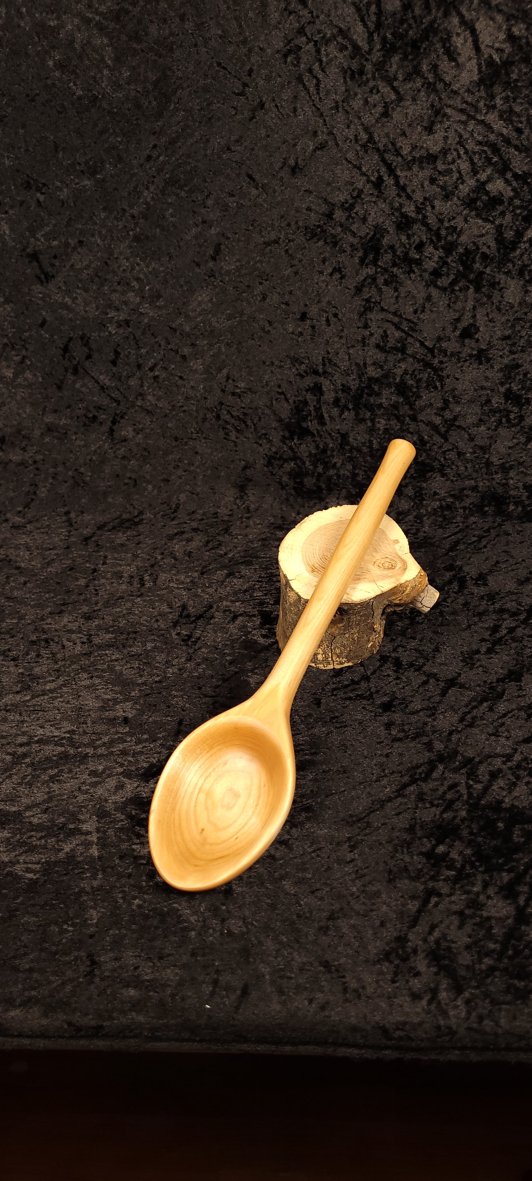 Hand-Carved Maple Wood Spoon