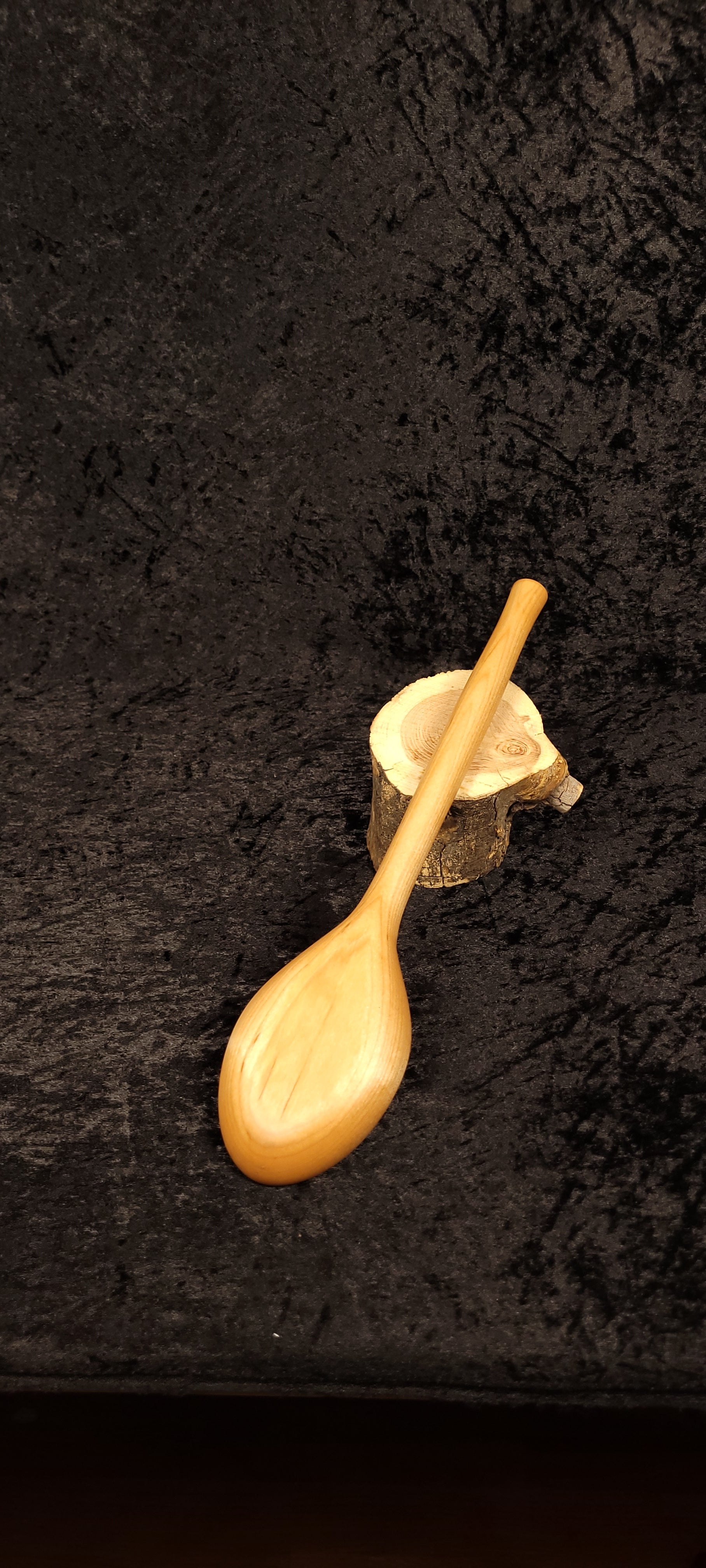 Hand-Carved Maple Wood Spoon