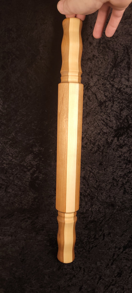 Cherry & Maple Rolling Pin – Hand-Turned in Colorado