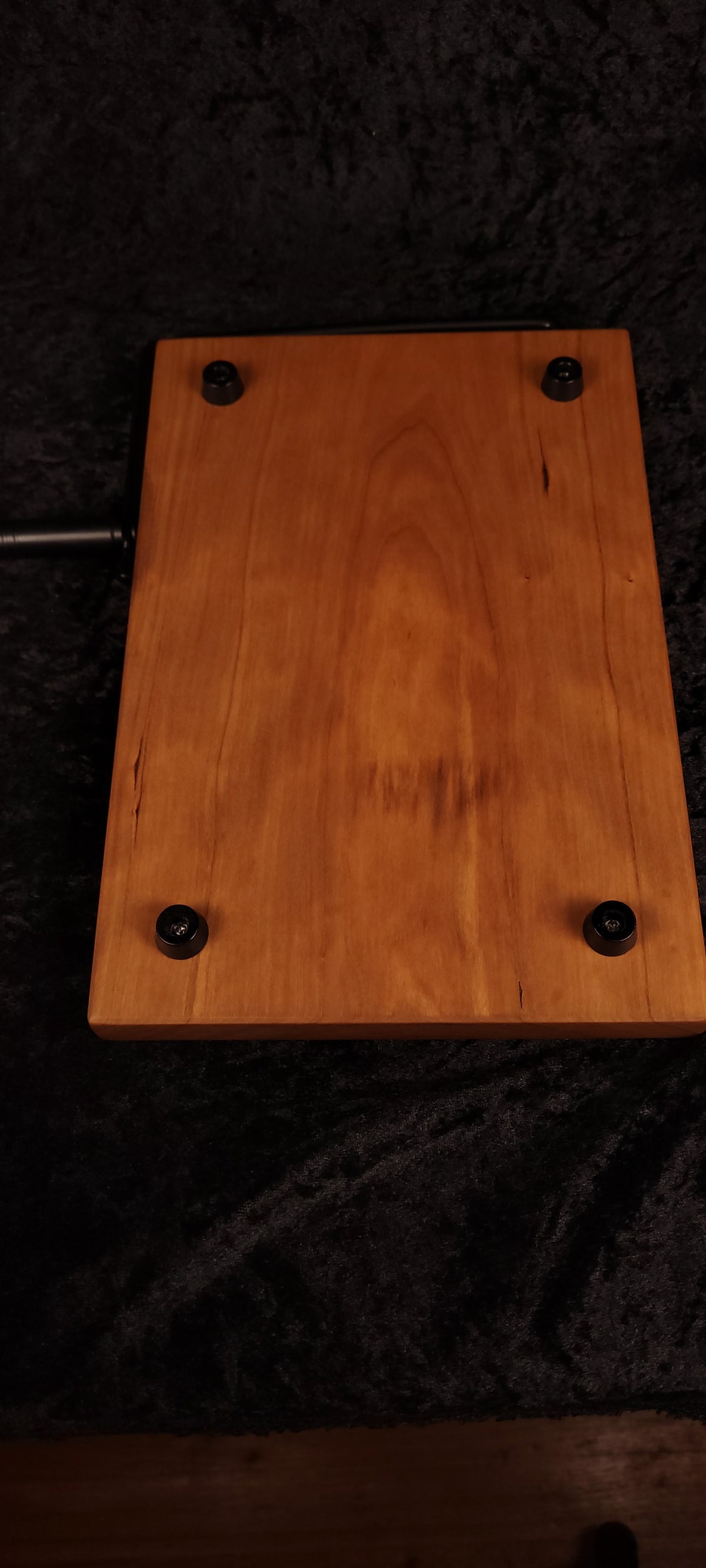 Cherry Cheese Board with Black Stainless Hardware