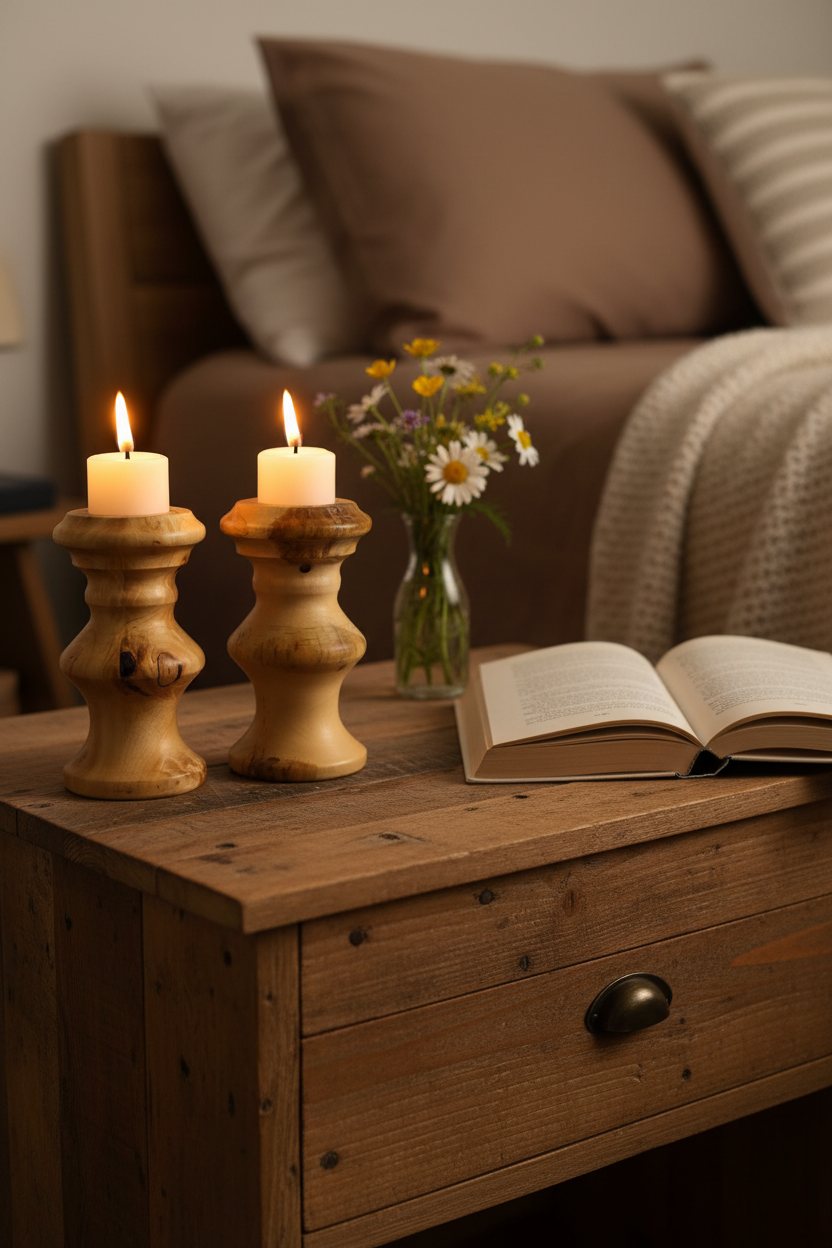 Bedroom nightstand lifestyle
