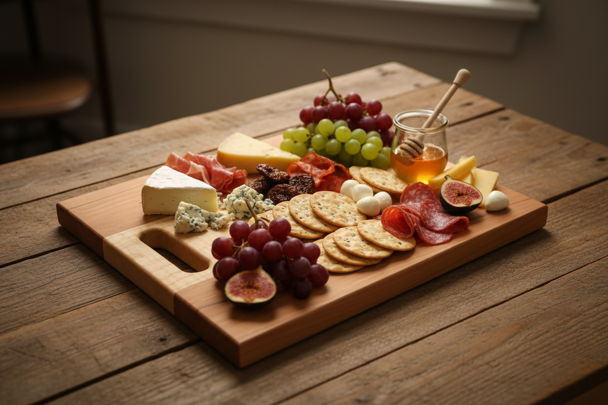 Cherry Curly Maple Board No.1 — Charcuterie
