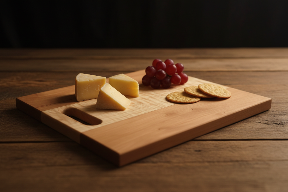 Cherry Curly Maple Board No.5 — Charcuterie