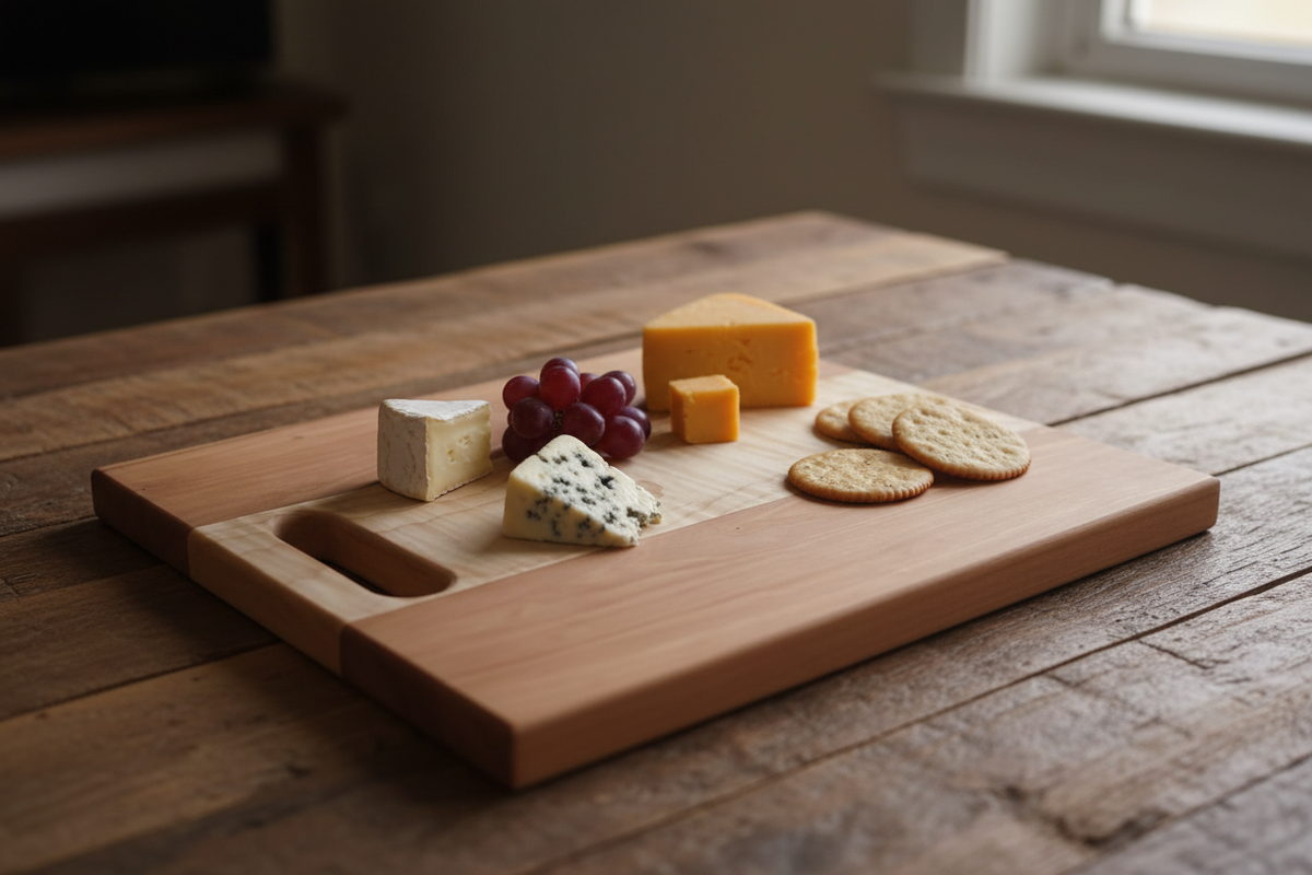 Cherry Curly Maple Board No.6 — Charcuterie
