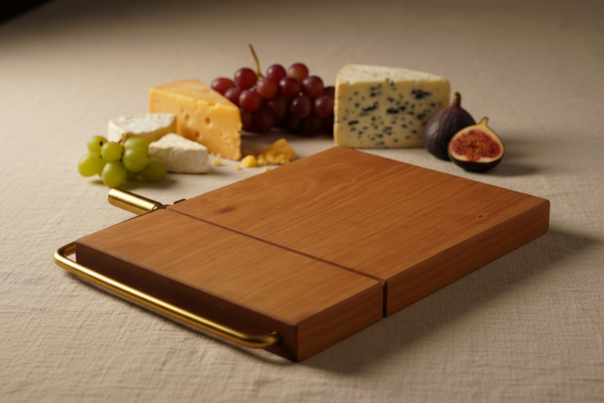 Cherry Gold Cheese Board — Linen Retry