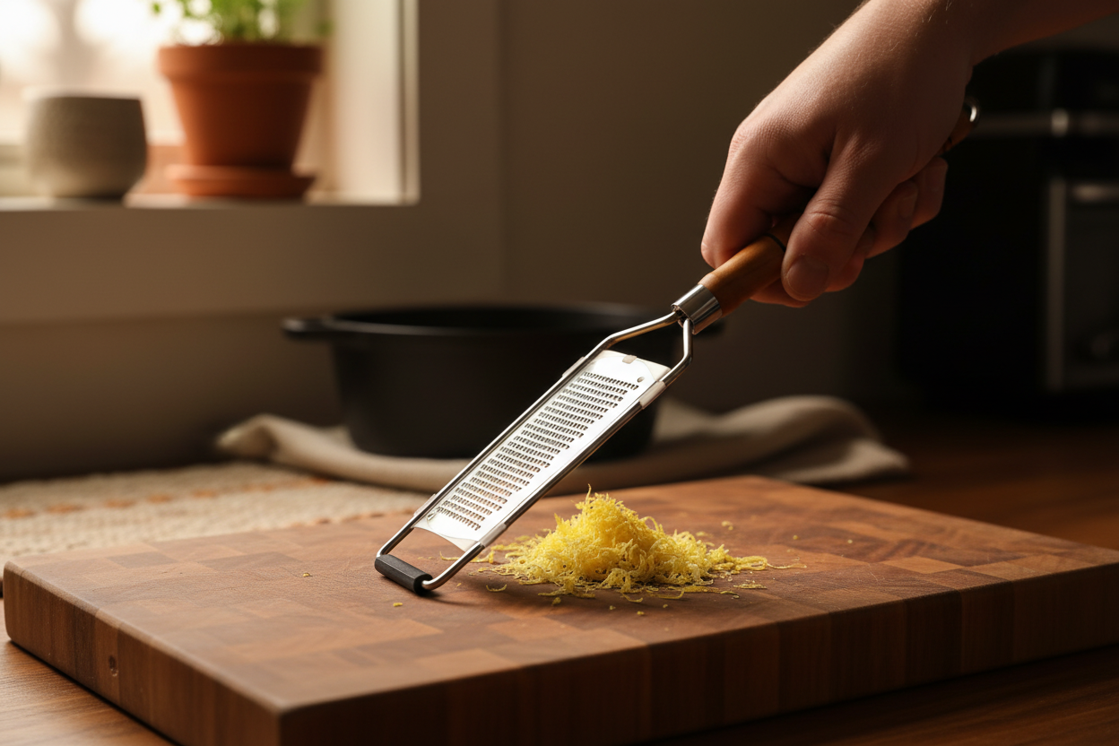 Cherry Grater Action