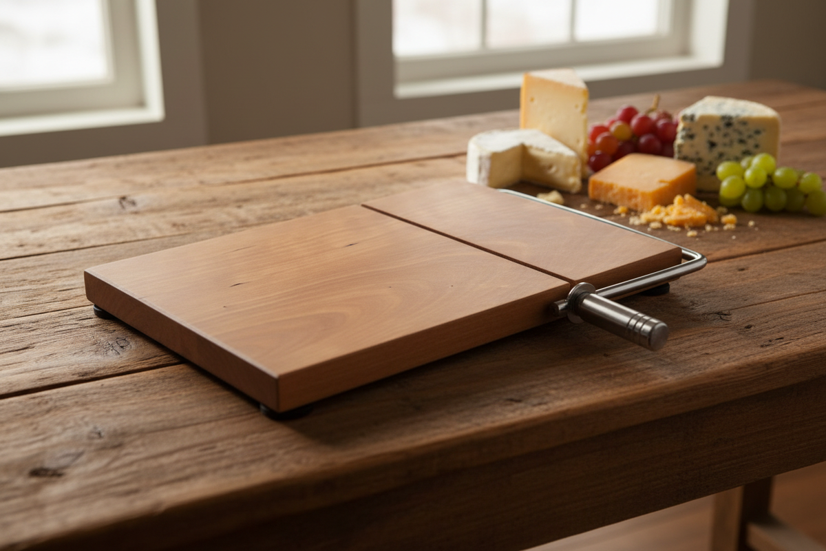 Cherry Silver Cheese Board — Table