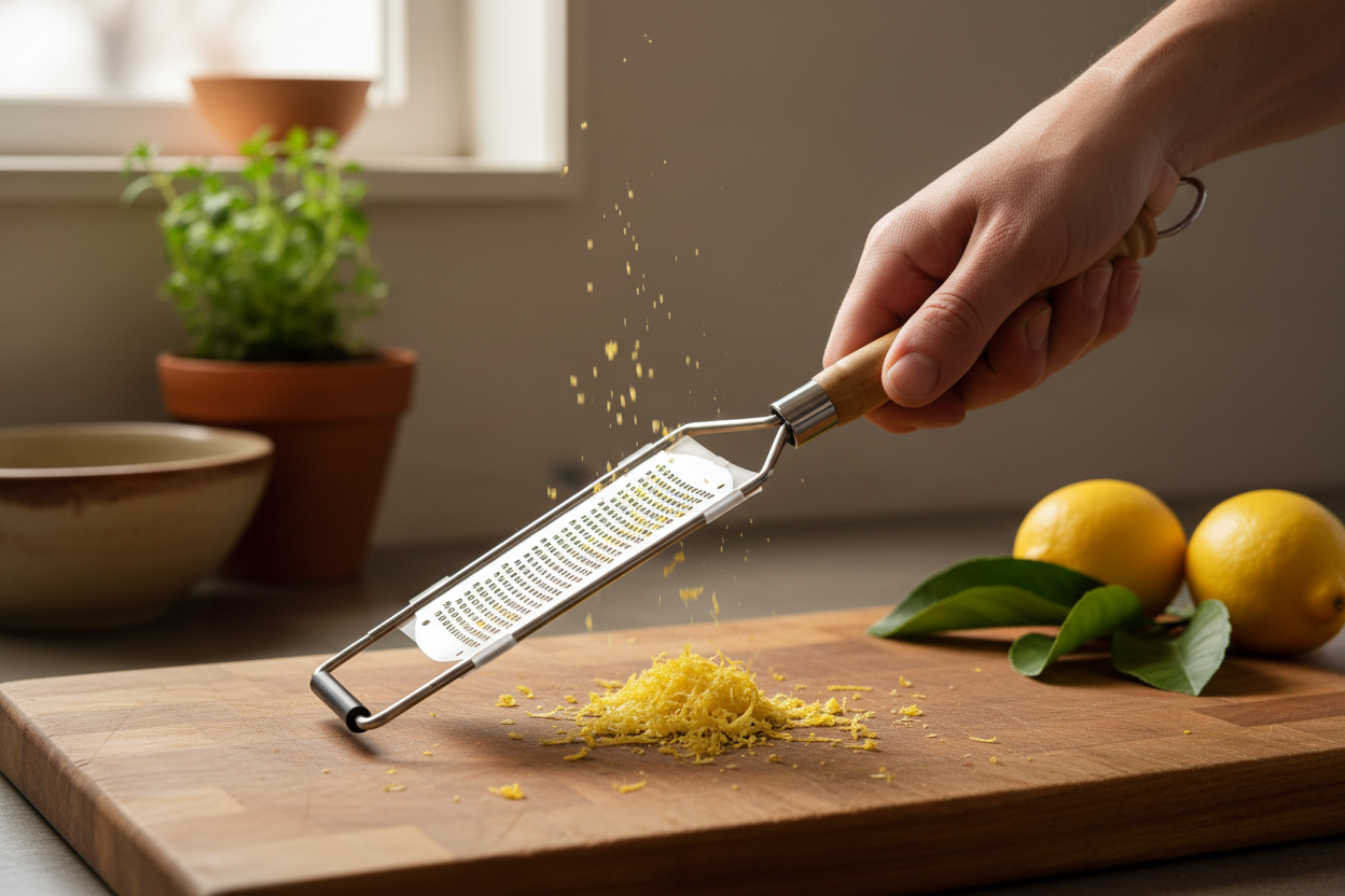 Curly Maple Grater Action