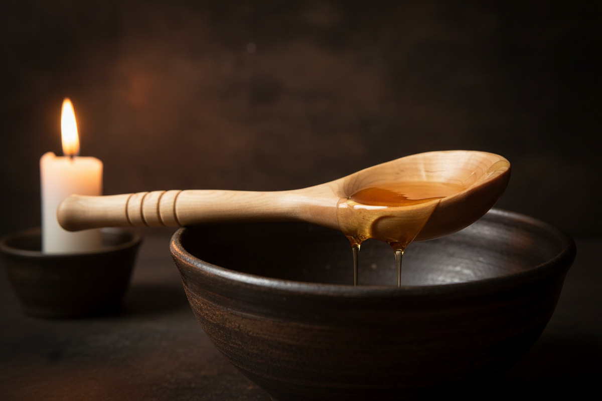 Curly Maple Spoon Honey