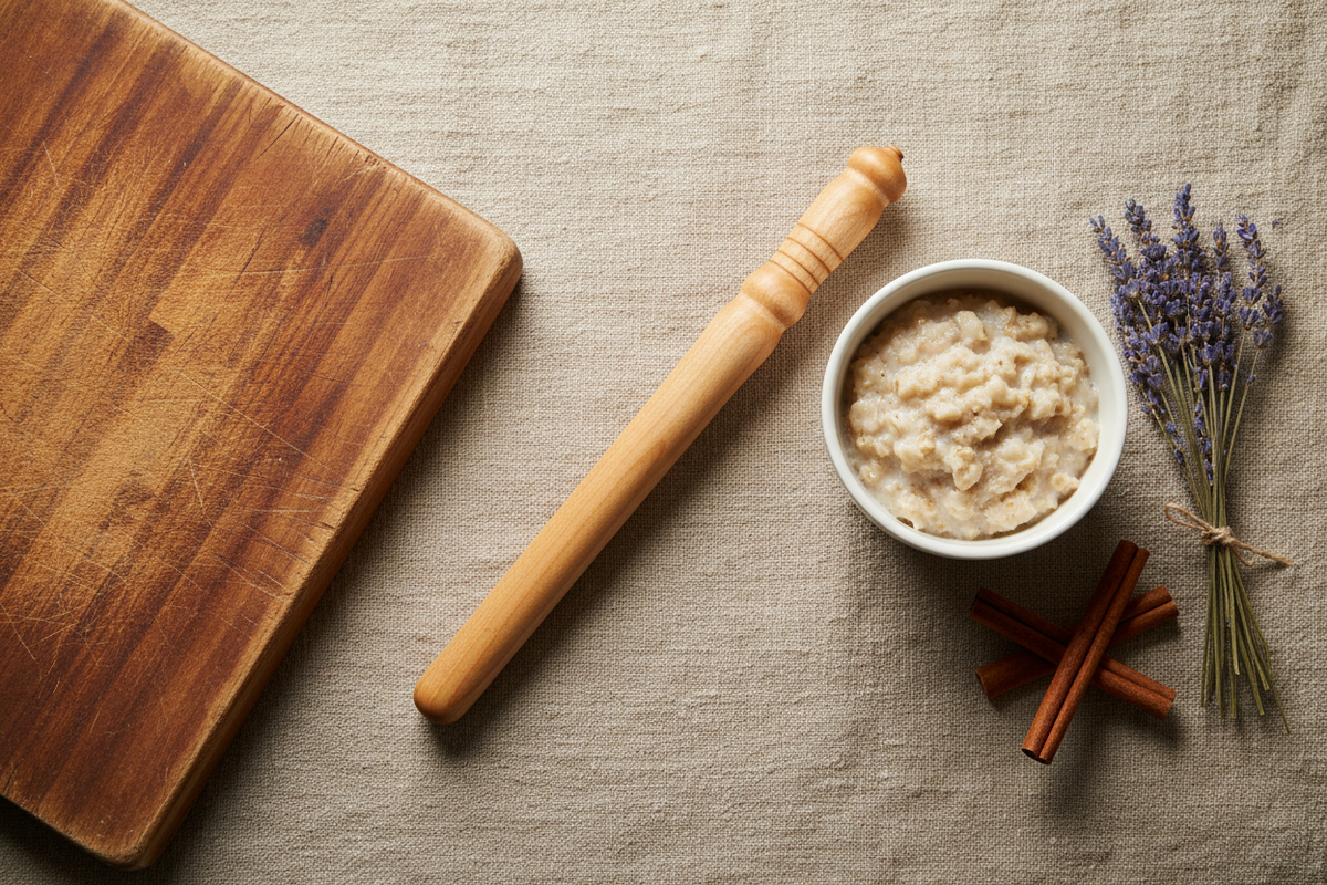 Curly Maple Spurtle Flatlay