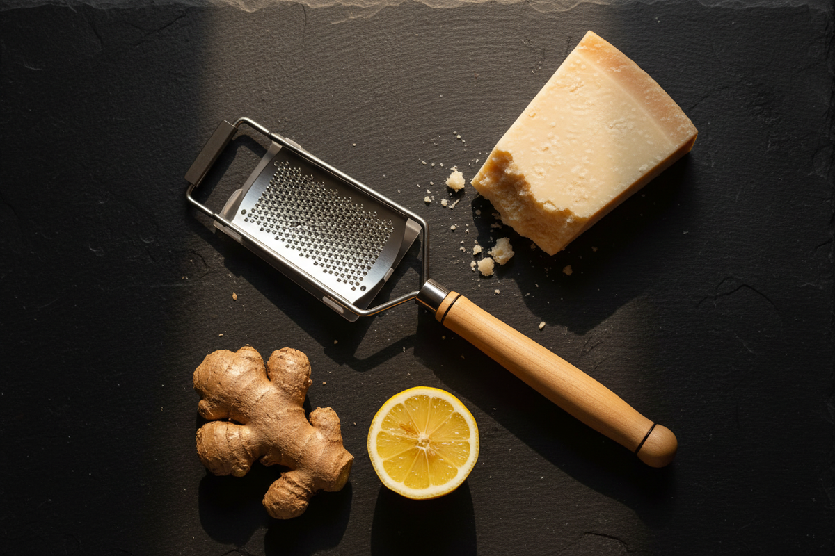 Maple Grater Flatlay