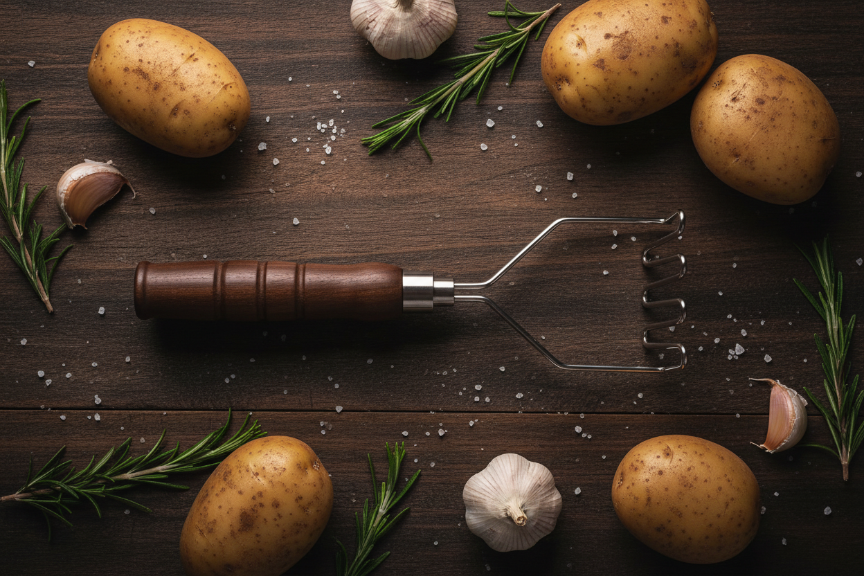 Walnut Masher 2 Flatlay